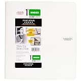 Five Star 1 Inch 3 Ring Binder, Plastic, Color Selected for You, 1 Count (26134) – view 6
