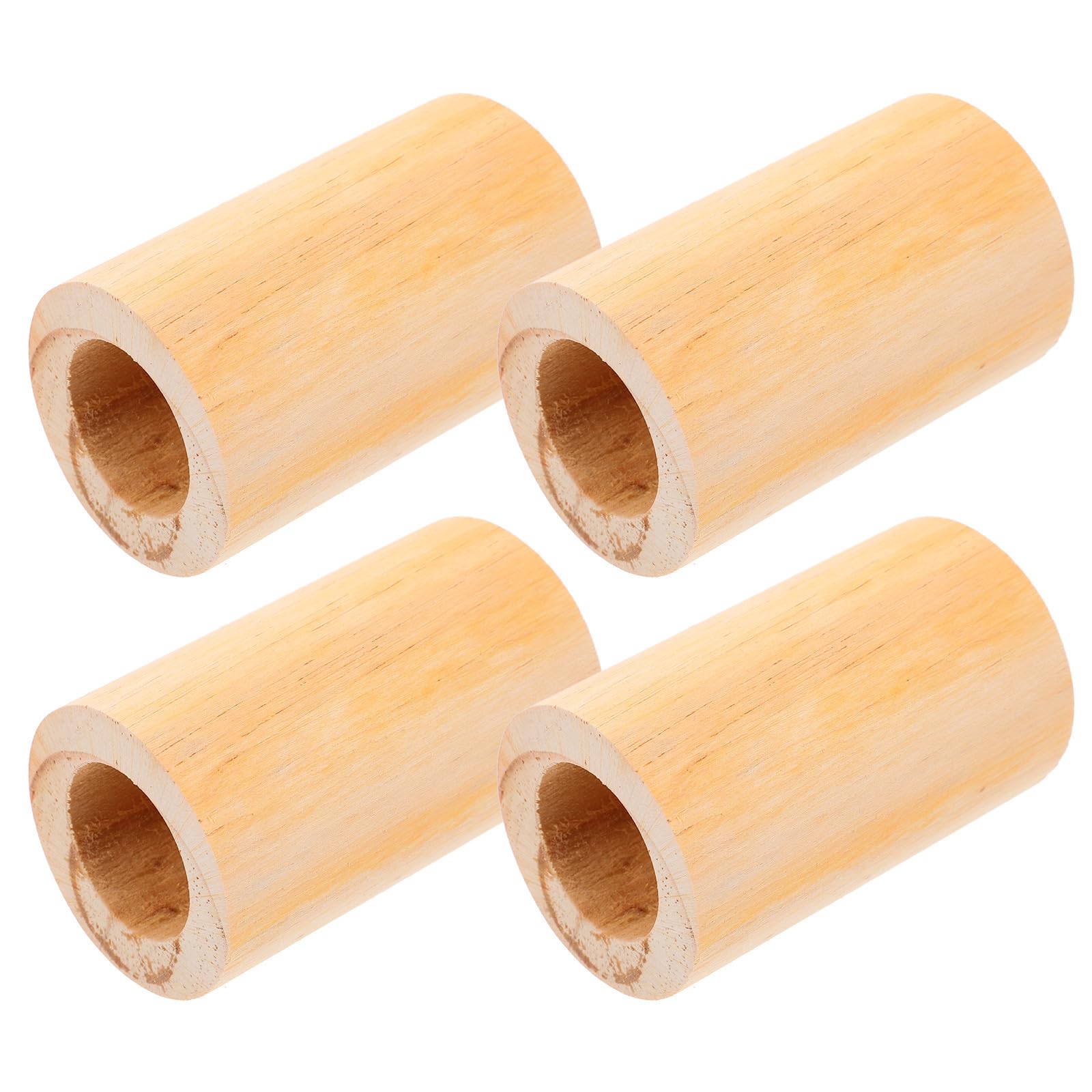 Extensores de altura de madera firme para sofás y sillas, elevadores estables redondos