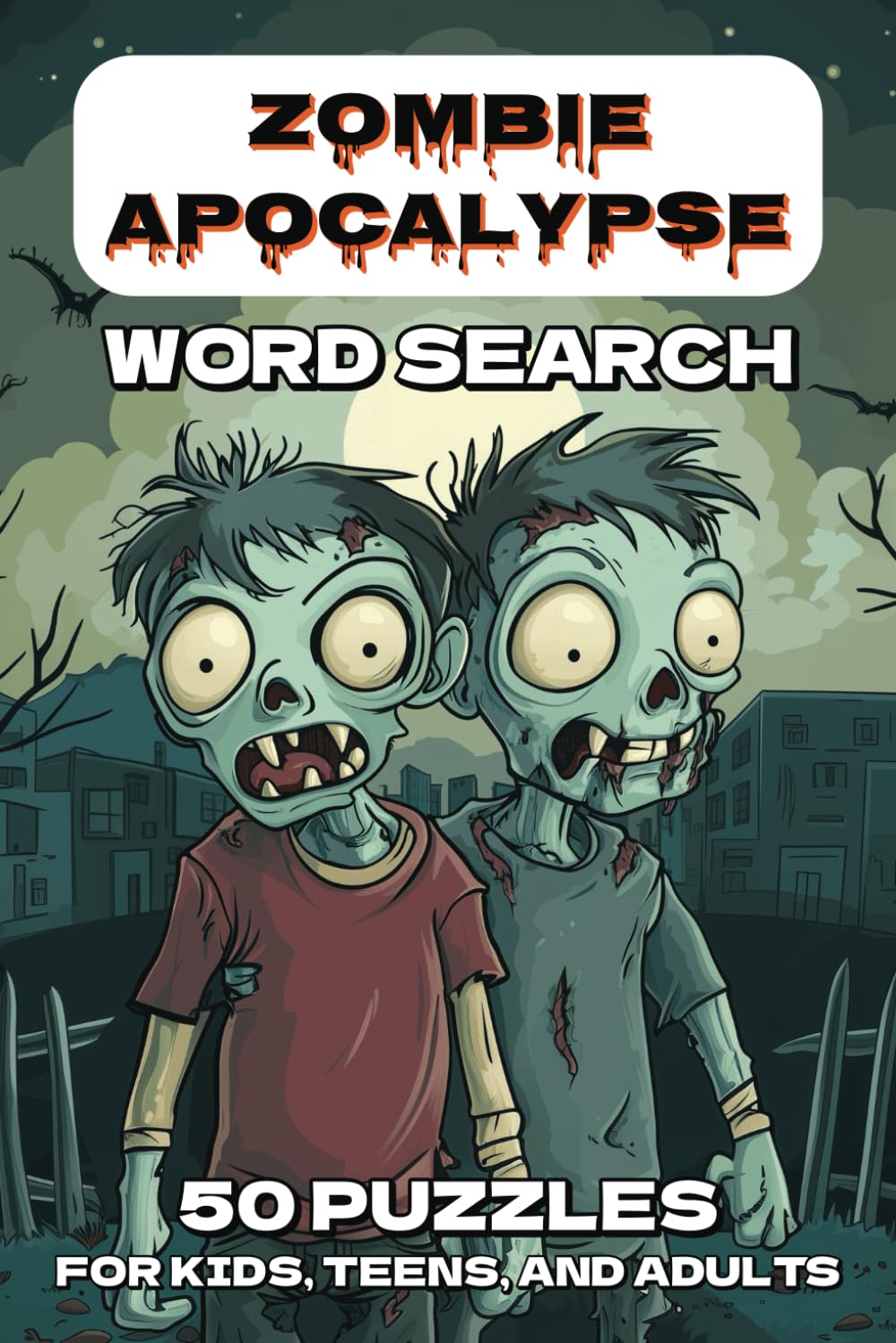 Zombie Apocalypse Word Search Puzzle Book: Word Searches with Easy to Read Print about Zombie Apocalypse, Survival, and More | 6x9 inches, 100 pages | ... Rainy Days, Road Trips, and Free Time