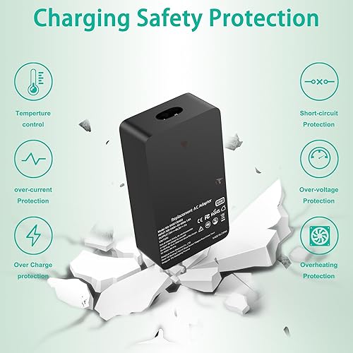 Miniatura 4 de Cargador Surface Pro de 65 W, reemplazo de cargador para laptop Microsoft Surface Pro 10,9,8,7+,7,6,5,4,3,X, Surface Laptop 6,5,4,3,2,1, Surface