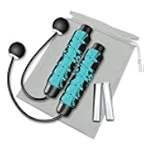 Redify Weighted Cordless Jump Rope for Fitness[Suitable for Different Ages and Levels] Ropeless Jump Rope for Boxing MMA WOD Training, BOD Rope Beachbody MBF,High Speed Rope Skipping for Narrow Space