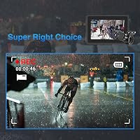 PARKVISION Kerékpár Tolatókamera 4.3" LCD Monitorral - 1080P AHD Felvevős Visszapillantó Tükör 64GB TF Kártyával, Univerzális Bicikli Kiegés 5