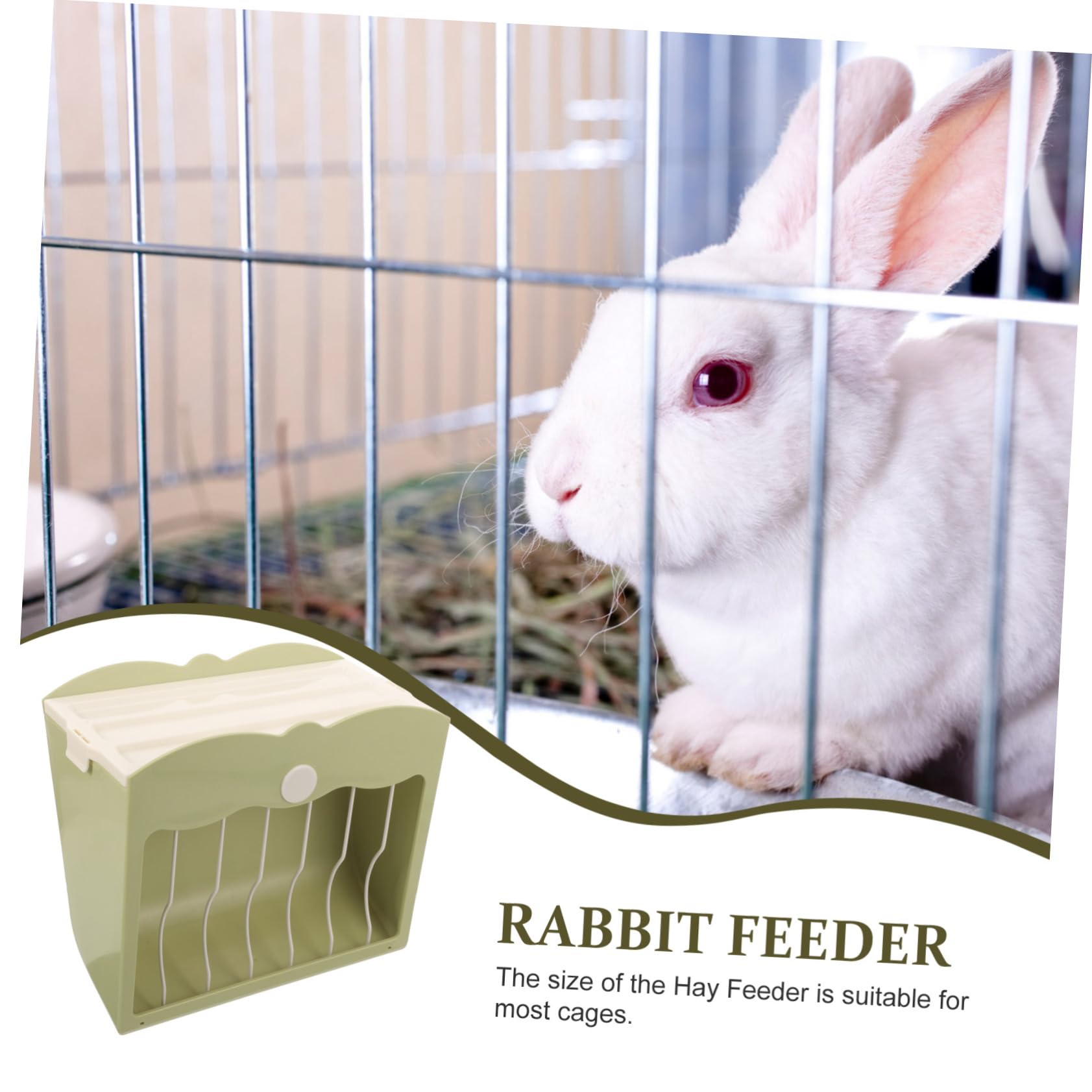 UPKOCH Futterhalter Für Kleintiere Recycelbarer Heuraufe Halter Für Kaninchen Meerschweinchen Hamster Mit Widerstandsfähigem Kunststoff Für Nachhaltige Fütterung Zuhause