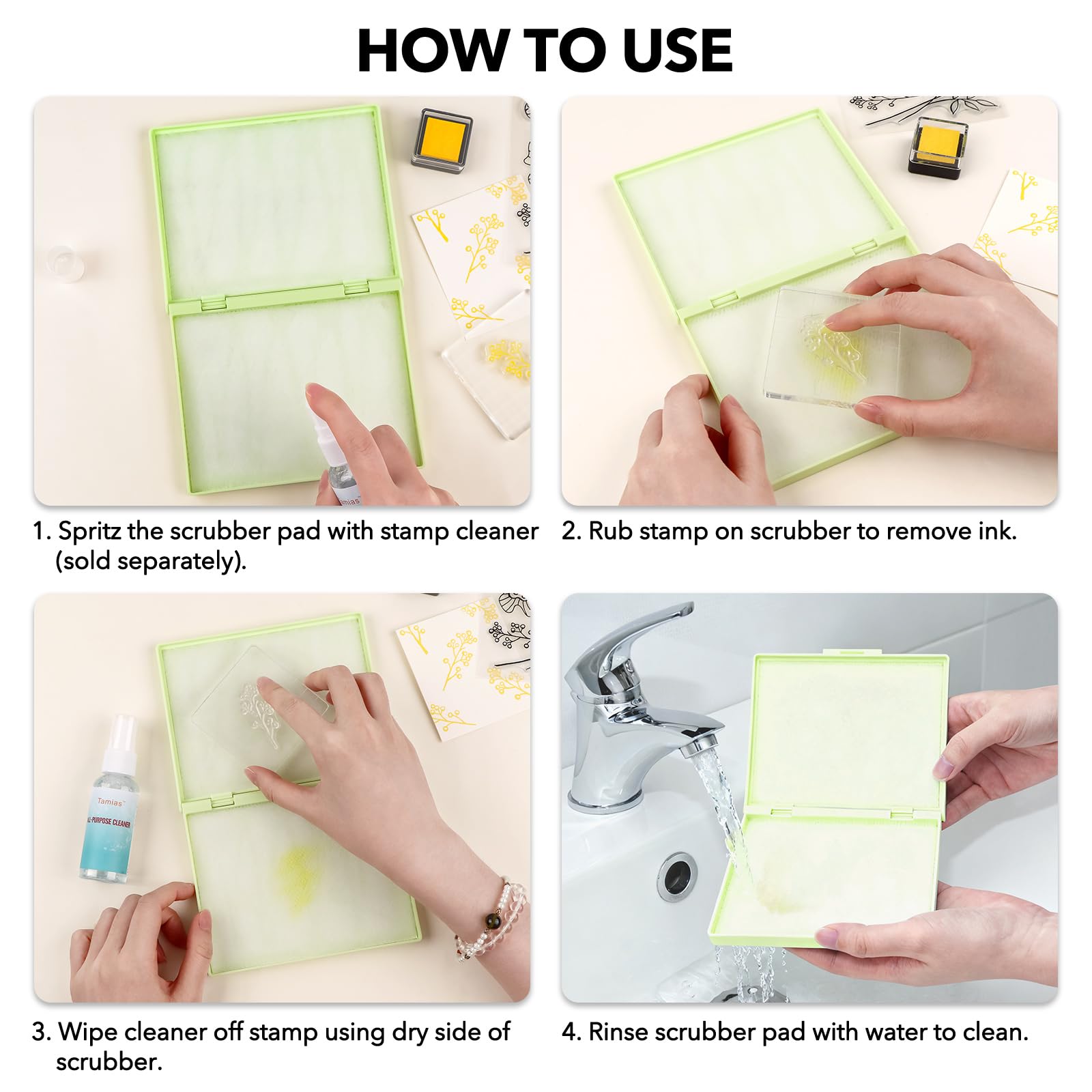 Stamp Cleaning Pad - Dual-Sided for Perfect Stamps -8