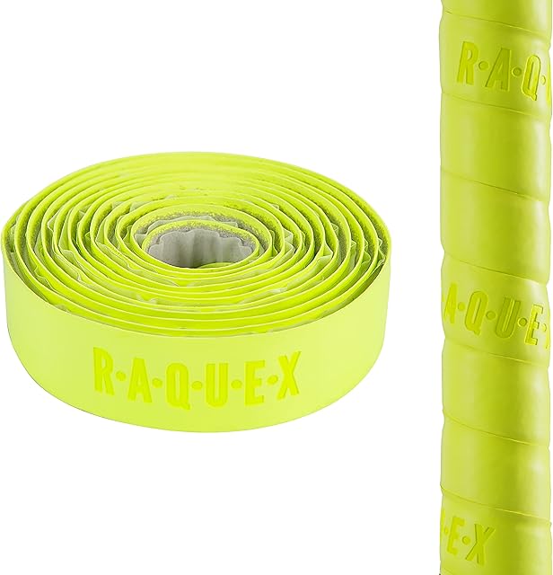 Raquex Cushion Hockey Stick Grip, Super-Grippy PU Material Hockey Grip, Soft and Absorbent, Minimises Vibrations. Self-Adhesive Backing, Extra-Long Length