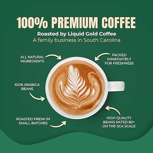 Miniatura 2 de Café de Costa Rica I Café especial de origen único I tostado medio molido I 1 bolsa (12 onzas) 11.99 oz I de Liquid Gold I 100% granos arábica