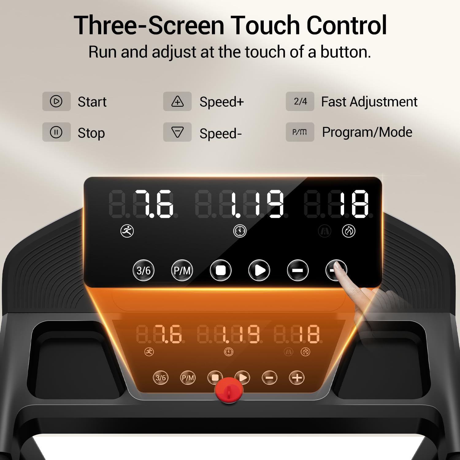 CURSOR Bieżnia do Domu Składana z Nachyleniem 15% | 12 km/h Cicha i Kompaktowa Bieżnia domowa i Biura,Treadmill Home z silnikiem 3.0 HP i wyświetlaczem LED,maks.136 kg