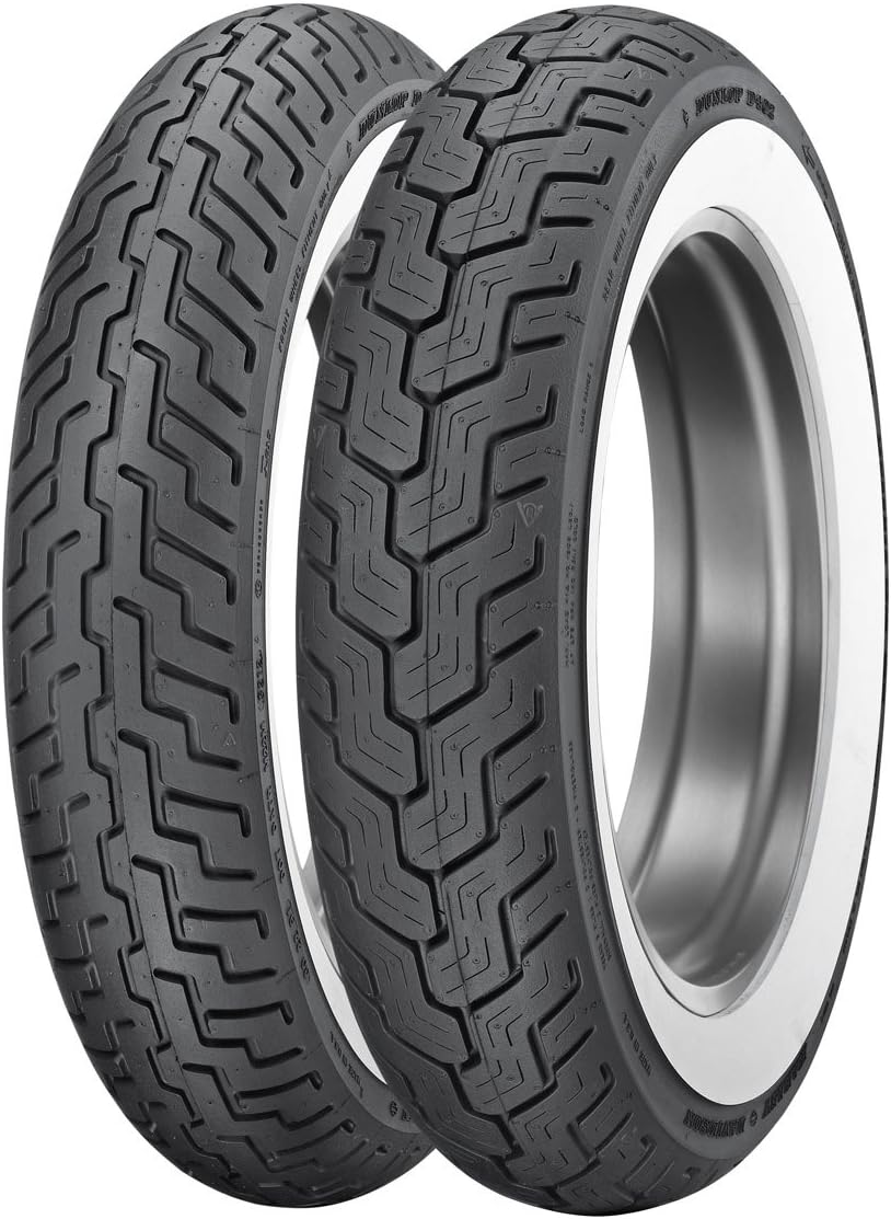 Dunlop Tires D402 MT90B16 Wide Whitewall Front Tire