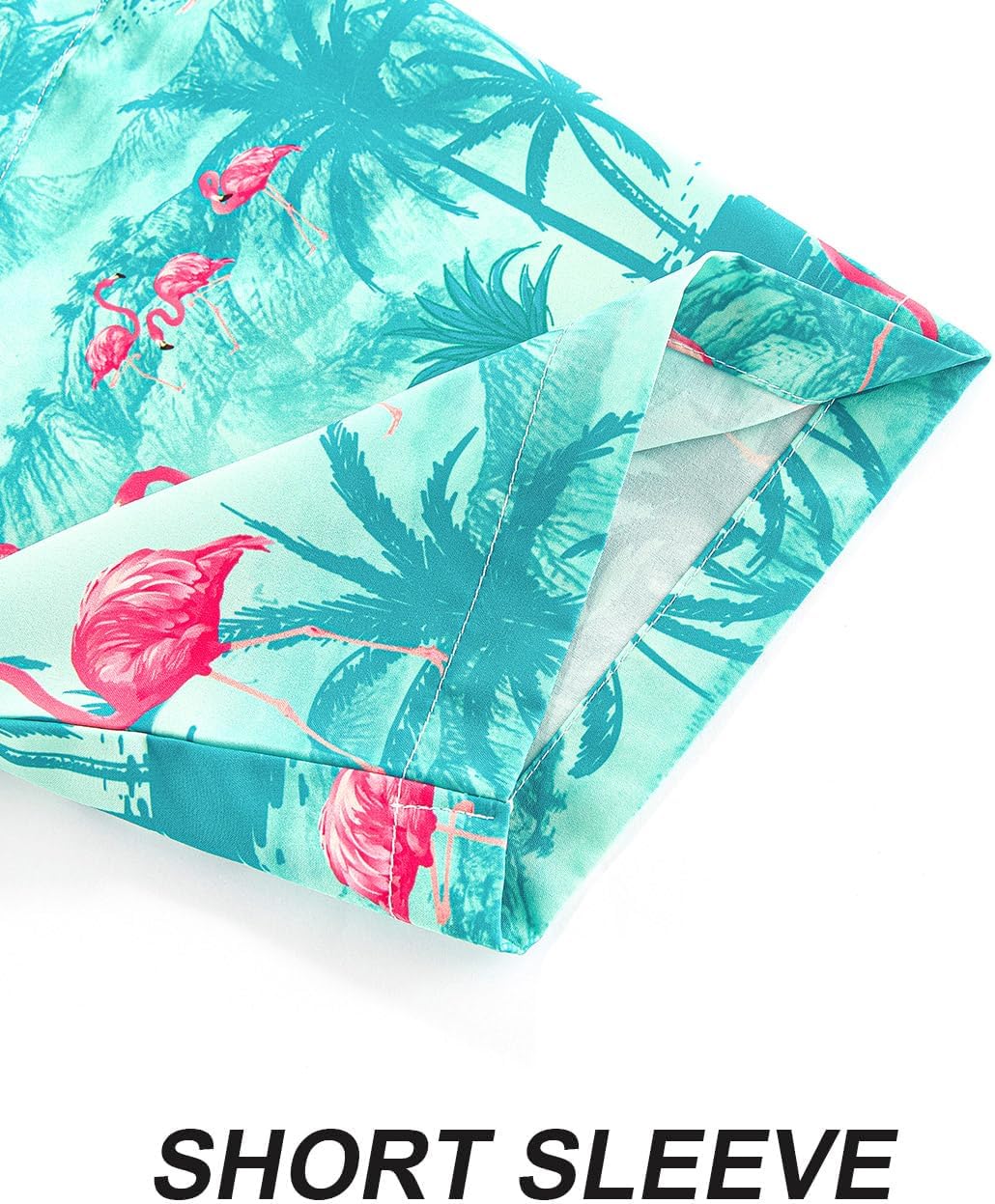 APTRO Men's Hawaiian Shirt Short Sleeve Summer Beach Tropical Button Down Shirt - Image 6