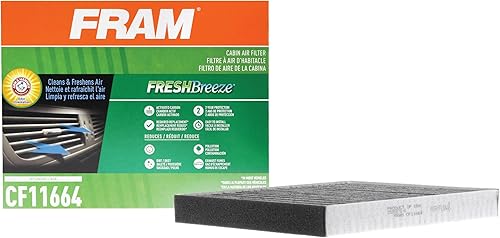 Fram Fresh Breeze - Filtro de aire de cabina con bicarbonato de sodio Arm & Hammer, CF11664 para vehículos HyundaiKia