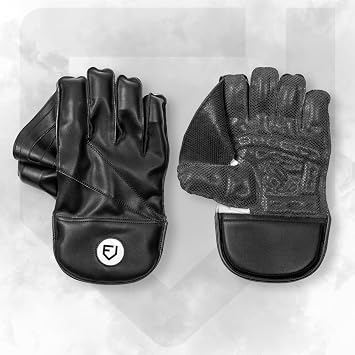 FORTRESS Original Black Wicket Keeping Gloves [3 Sizes] - Junior, Youth & Adult Sizes