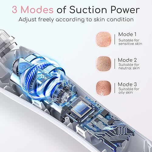 Miniatura 3 de Removedor de Puntos Negros al Vacío, Removedor de Cabezas Negras para la Cara con Cámara, Aspirador de Poros para Hombres y Mujeres, Herramientas de