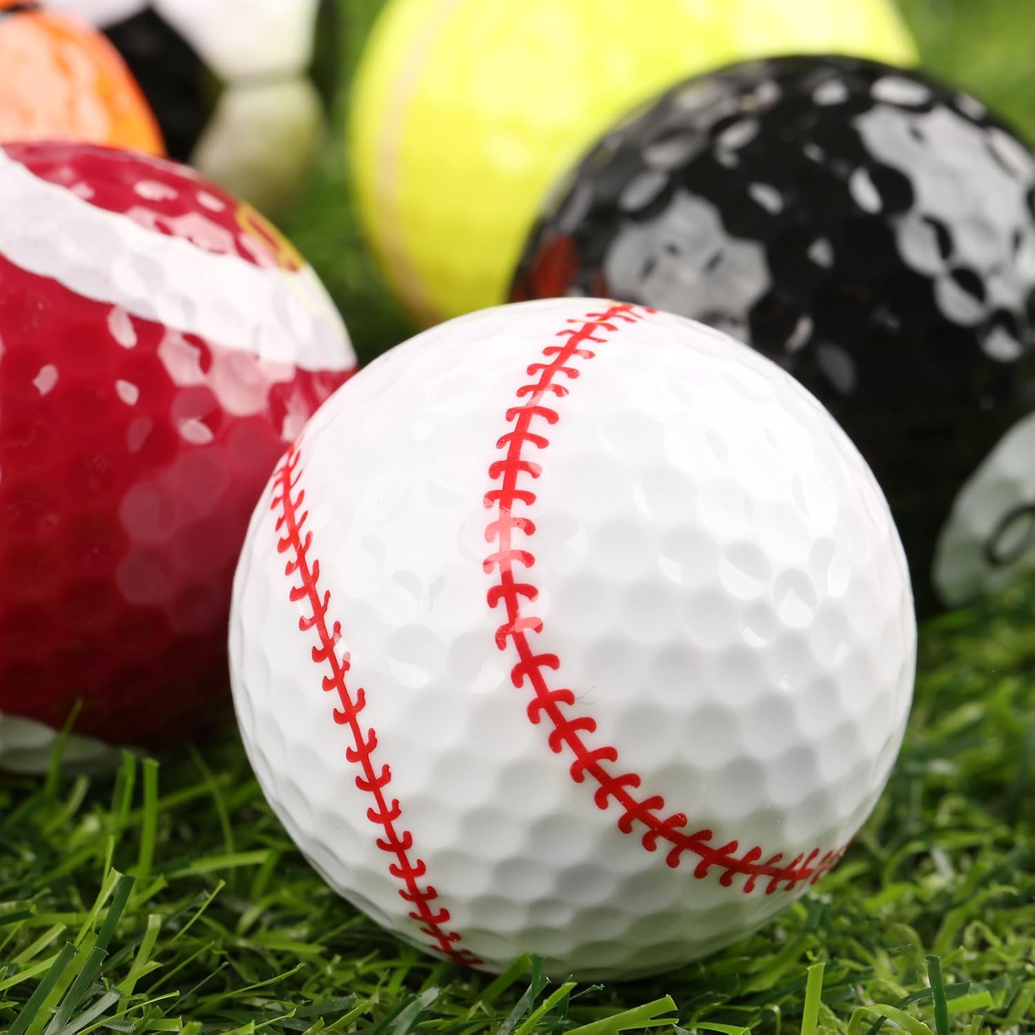 Funny Novelty Practice Golf Balls 6Pack for Men Woman, Christmas Birthday Gift