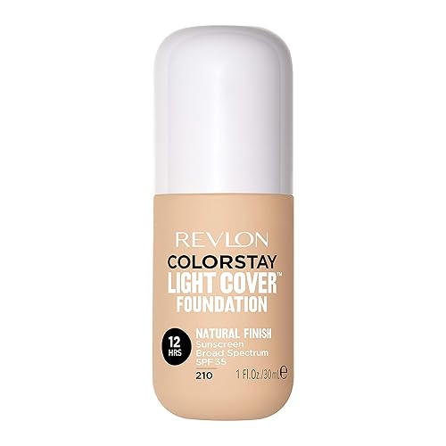 Miniatura 27 de Revlon ColorStay - Base líquida de cobertura ligera, maquillaje hidratante de larga duración sin peso con SPF 35, cobertura ligera y media