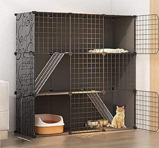 動物 ケージ 大型キャットケージ 多頭飼い猫 ケージ 大きい/うさぎ小屋DIYコンビネーションジ複数のサイズ1段 2段 3段 4段 5段ステップ 横扉 多頭飼い 組み立て簡単 成猫キャットケージ 横扉キャットケージ おしゃれ