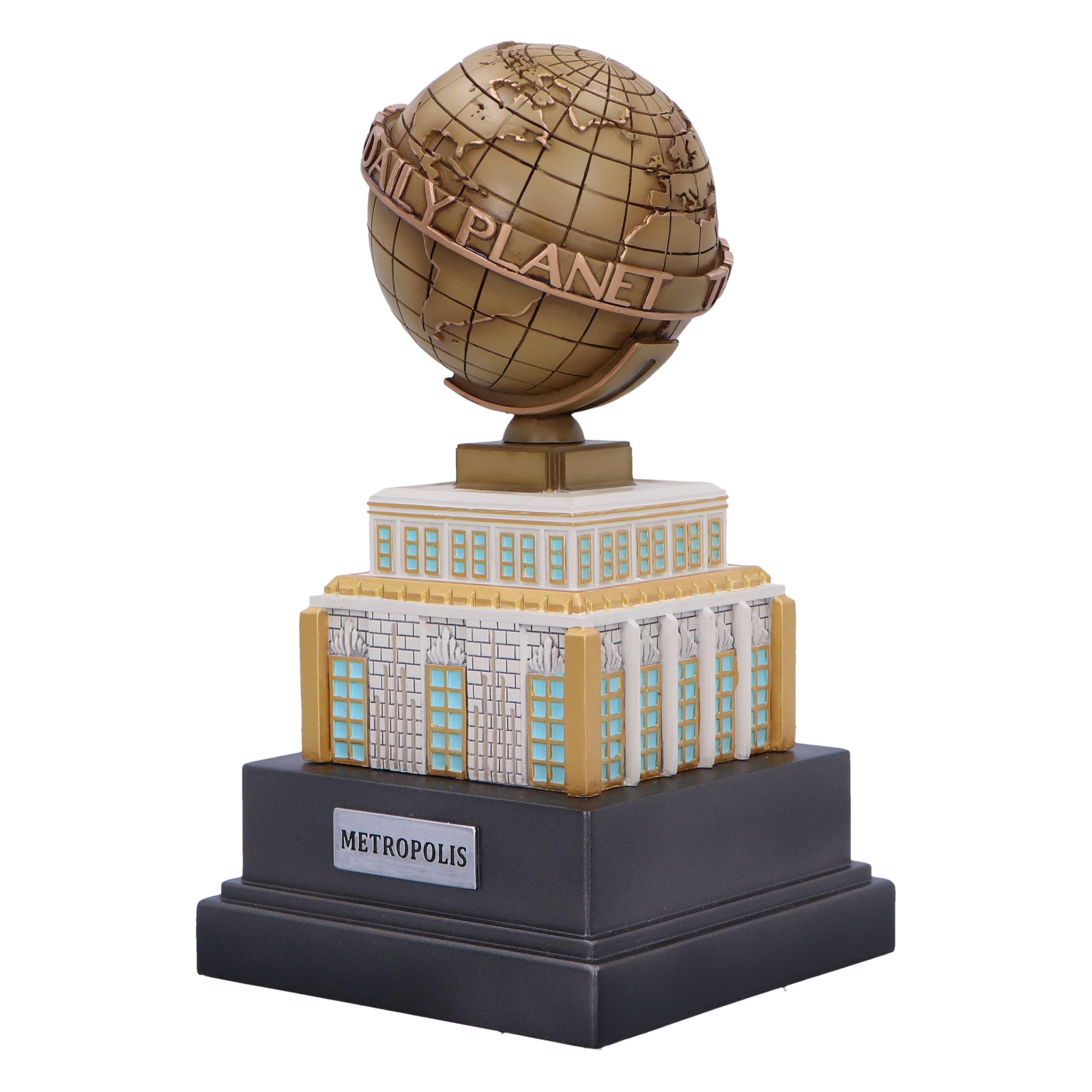 Nemesis Now DC The Daily Planet Ornament 22 cm, Kunstharz, offizielles Lizenzprodukt, Superman The Daily Planet Tower, Superman Comics Heimdekoration, gegossen aus feinstem Harz, fachmännisch