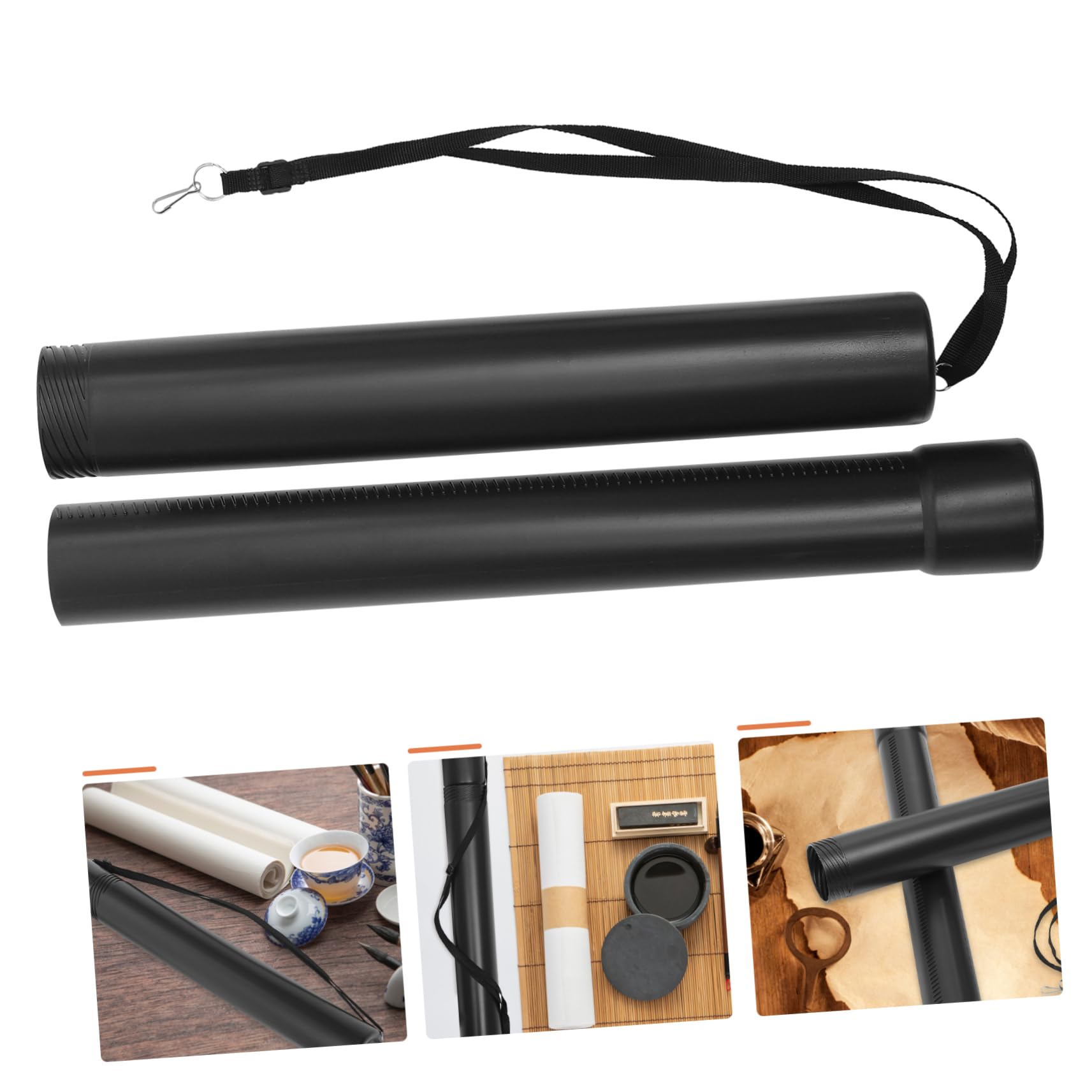 OFFSCH 48 Telescoping Poster Tube Storage Tube for Artwork Drawings Plans Random Style