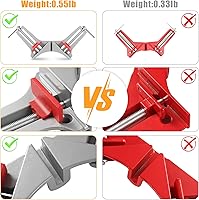 Vista 2 de Corner Clamp Right Angle Clamp 90 Degree Wood Clamps for Woodworking, Photo Framing,Drawers,Glass Holder