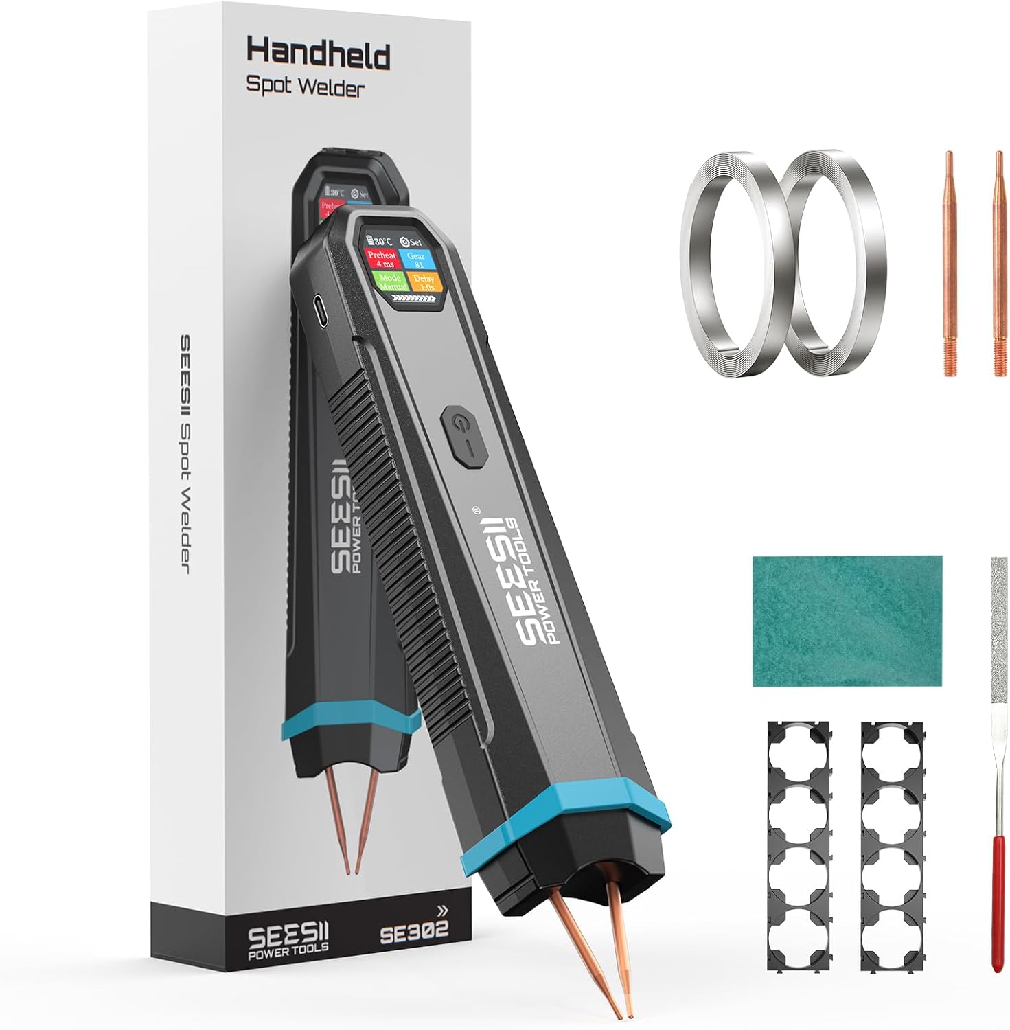 SEESII Battery Spot Welder with Visual Display