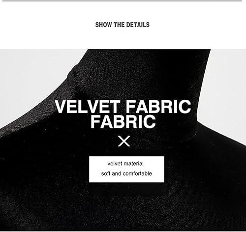 Miniatura 4 de Vestido de maniquí femenino con forma de torso con base de trípode, altura ajustable, 57-74 pulgadas, cuerpo de torso de maniquí de costura para