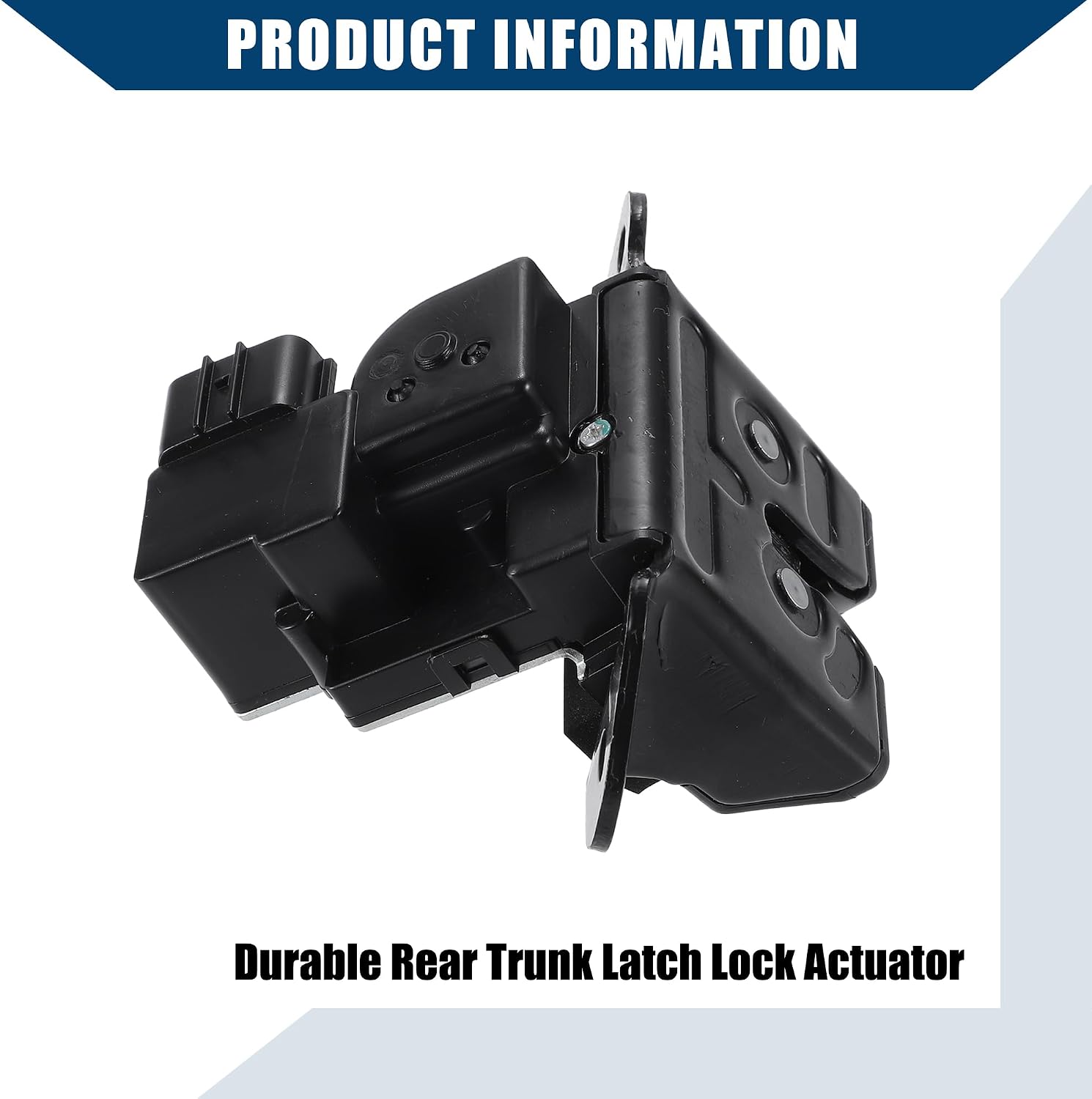No.812301H300 Rear Trunk Tailgate Lock Latch Actuator Motor 4 Pin for Hyundai Tucson GL GLS Limited SE 2.0L 2.4L 2010-2015 / Latch Assembly Trunk Lid Motor / 1 Pcs/Black