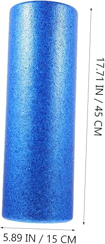 Miniatura 2 de Healifty Rodillo masajeador muscular, columna de yoga, espuma de alta densidad, rodillo de relajación para alivio muscular, masajeador corporal azul
