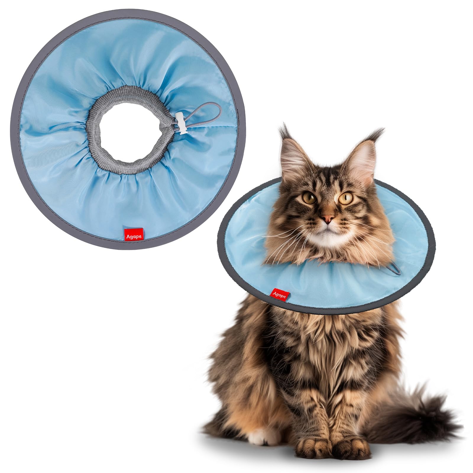Collar de cono grande para gatos para dejar de lamer y rascar
