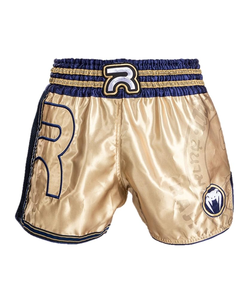 THAI FIGHTムエタイパンツ白M ムエタイパンツ キックボクシング キックパンツ タイボクシング