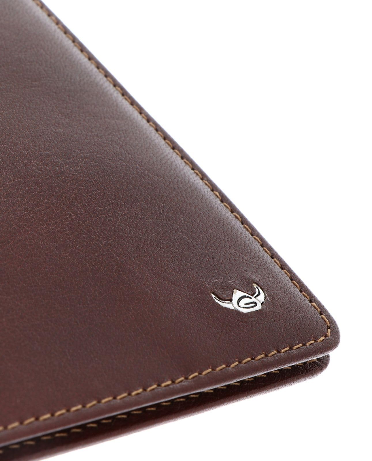 Golden Head Leder Ausweisetui Colorado RFID Protect Reisepassetui 4455 Tabacco braun