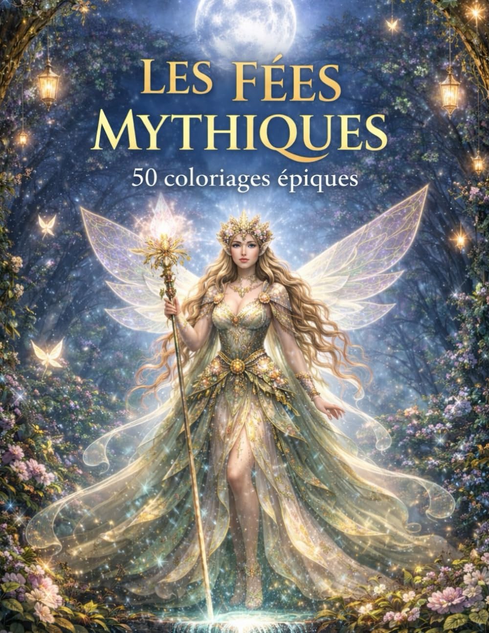 Les Fées Mythiques: 50 coloriages épiques (Fantasy)