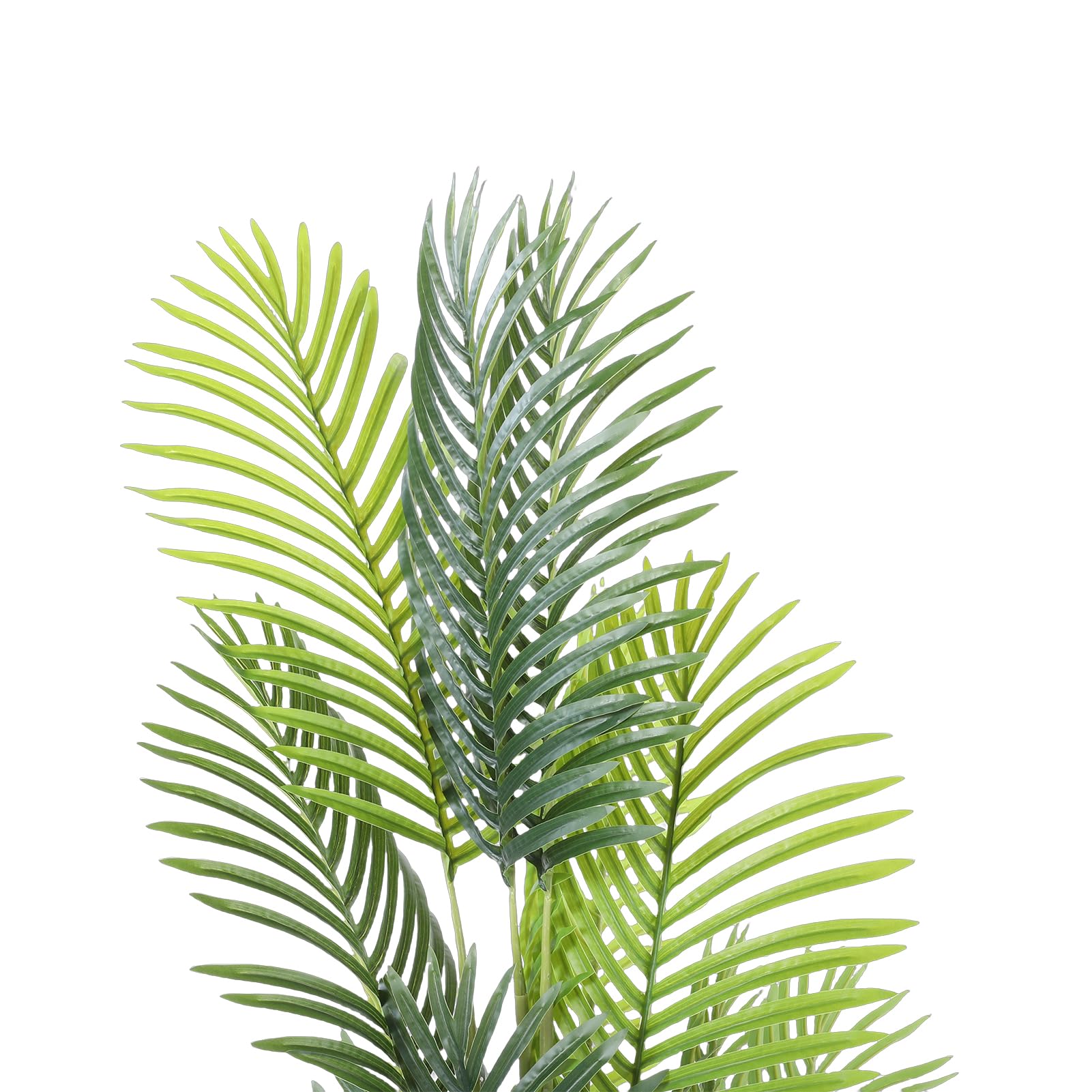 Palma artificiale in plastica, finta pianta tropicale realistica, decorazione perfetta per la casa e l'ufficio per gli amanti della natura (1,2 m)