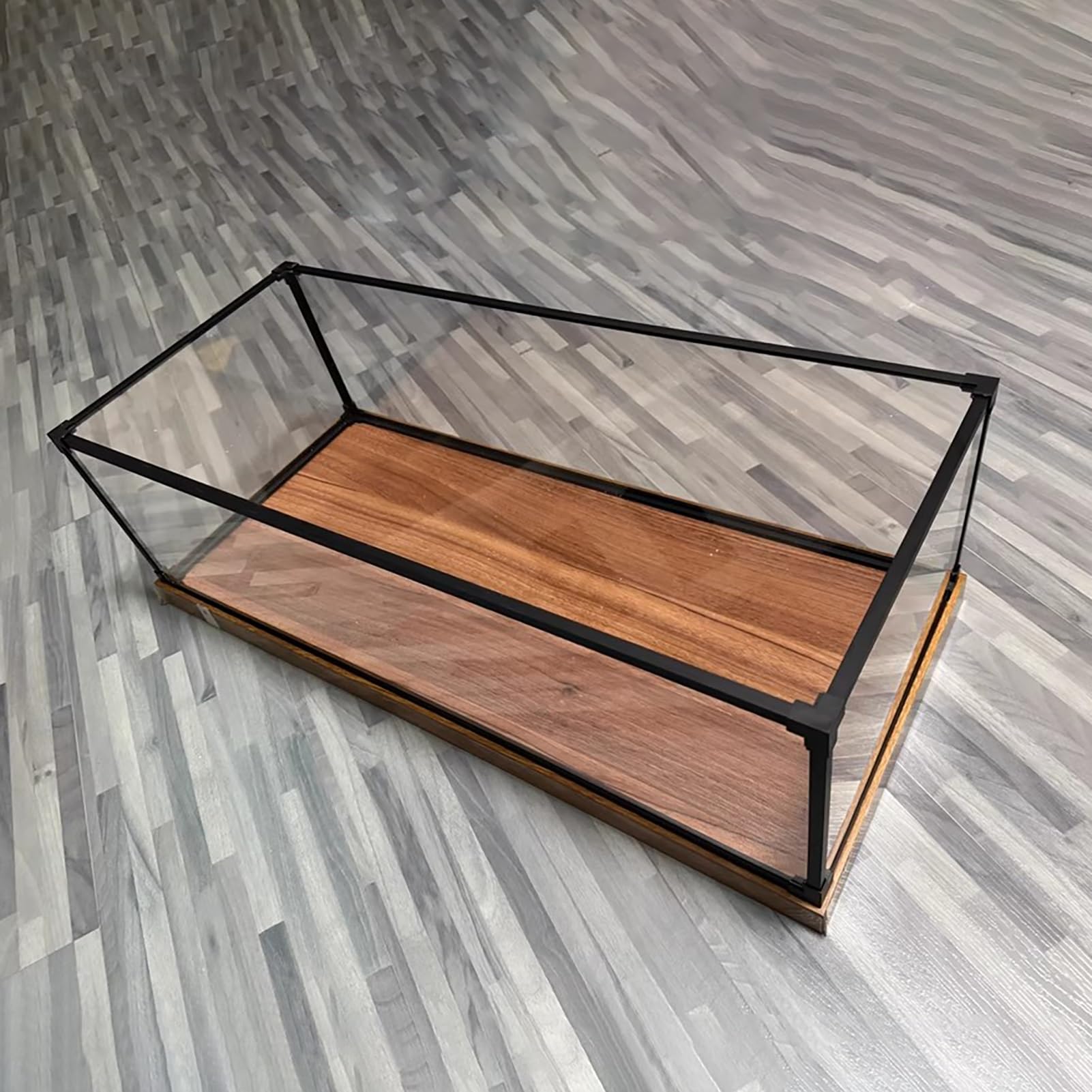 Clear Plastic Showcase, Transparent Display Case Multiple Sizes, Acrylic Storage Bin for Model Cars, Box(55x40x40cm/22x16x16in)