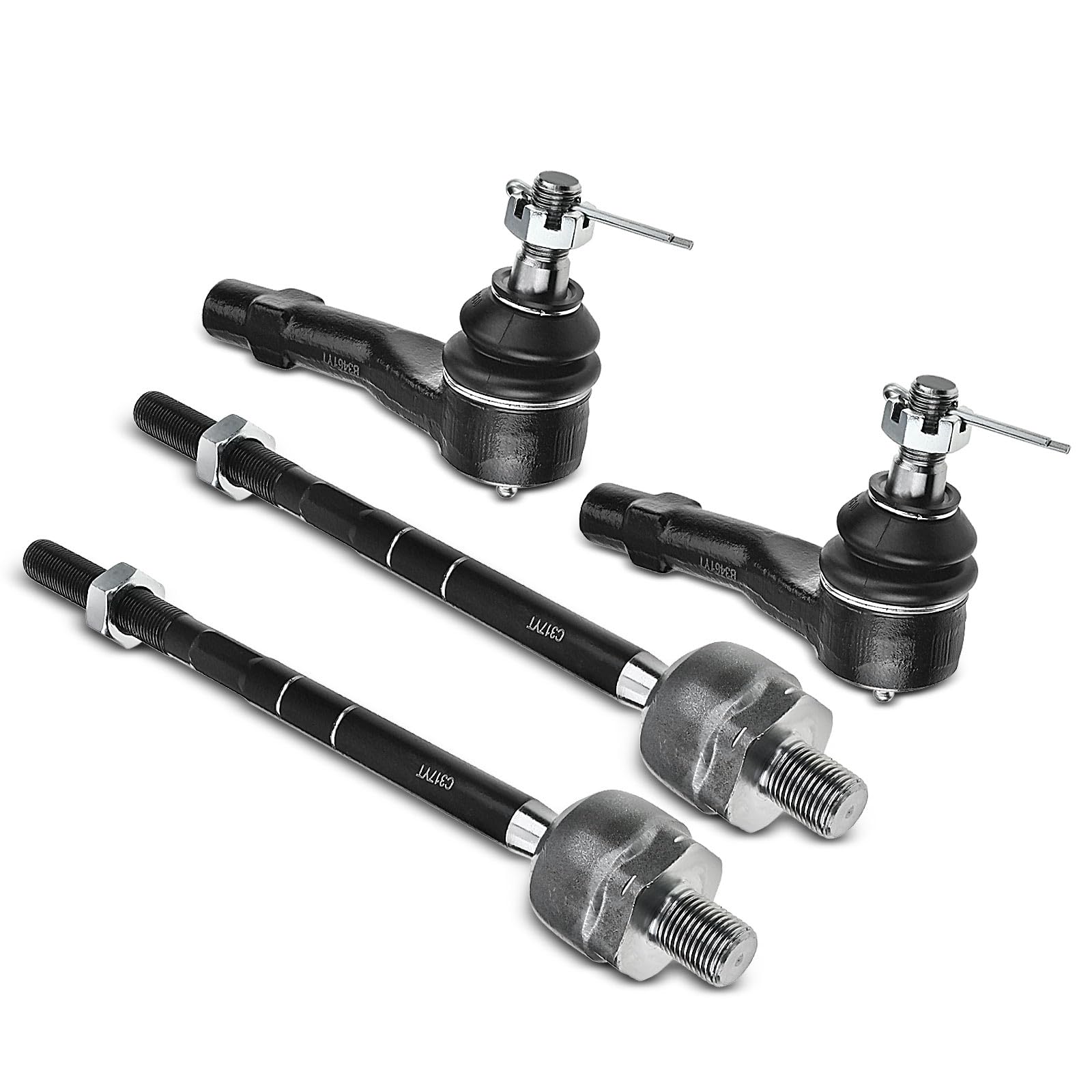 Frankberg 4x Terminale tirante asse anteriore esterno interno F57Z3280AA | asse anteriore, esterno, Innen, F57Z3280AA; Compatibile con: Esploratore U U2,Explorer UN46