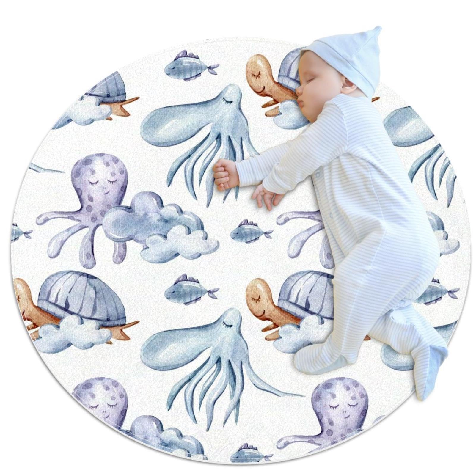 Tapis de douche enfant avec motifs poisson et tortue pour rendre le bain amusant et sûr