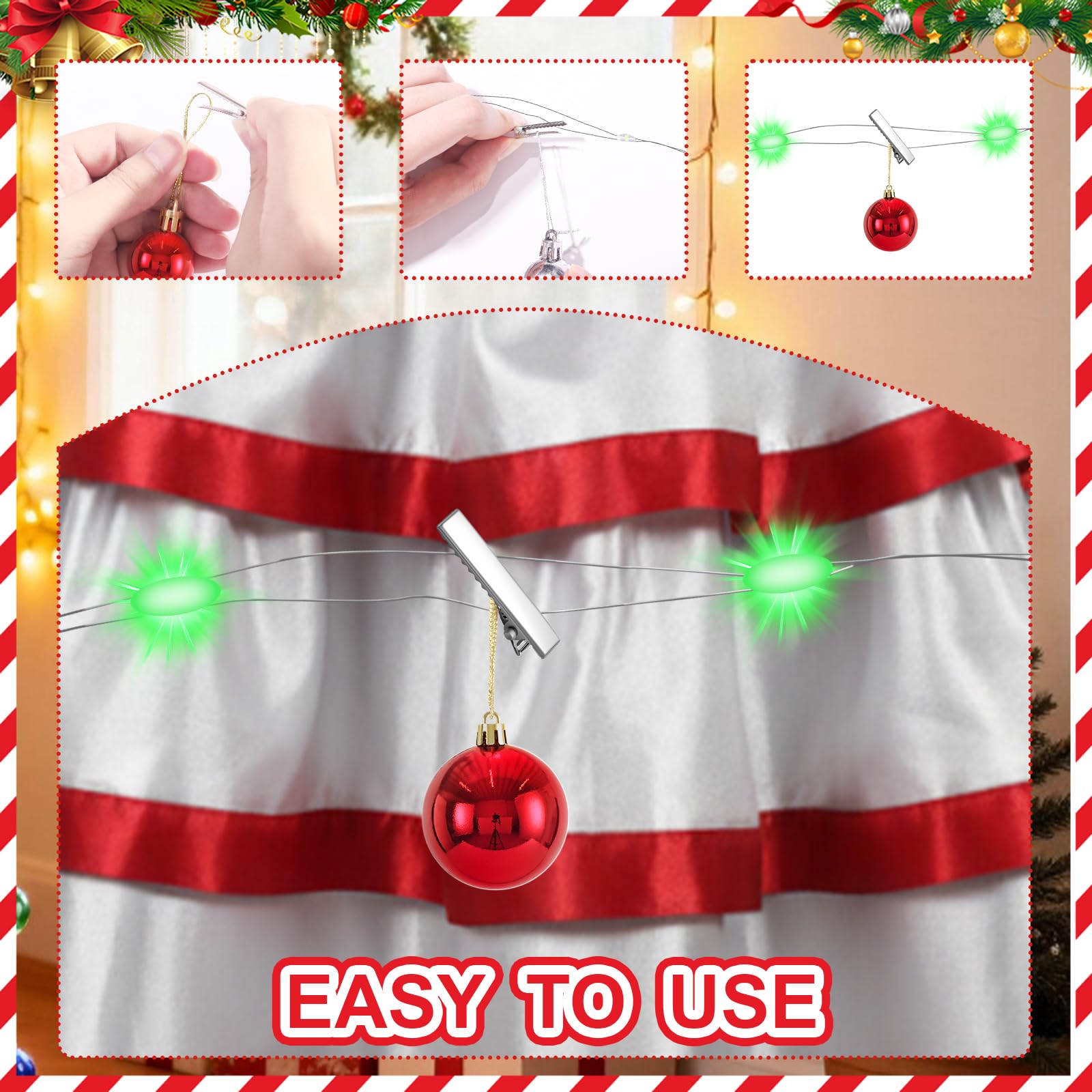 Christmas Tree Costume Set for Women Christmas Novel Outfit Xmas Skirt with Hat Accessories Set for Festive Party Dess Up