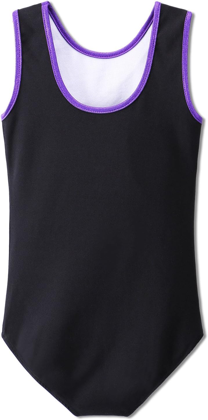 BAOHULU Leotards Girls Gymnastics Embroidery Shiny Aqua Rose Diamond Dance Clothes - Image 3