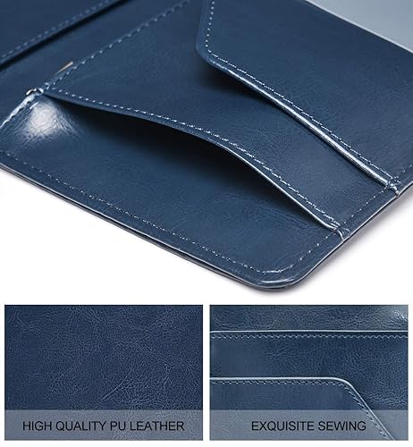 Miniatura 40 de Libreta organizadora para camarera Book&Waitstaff; de piel con brillos y cartera y bolsillo con cierre; lindo organizador con bolsillo para monedas