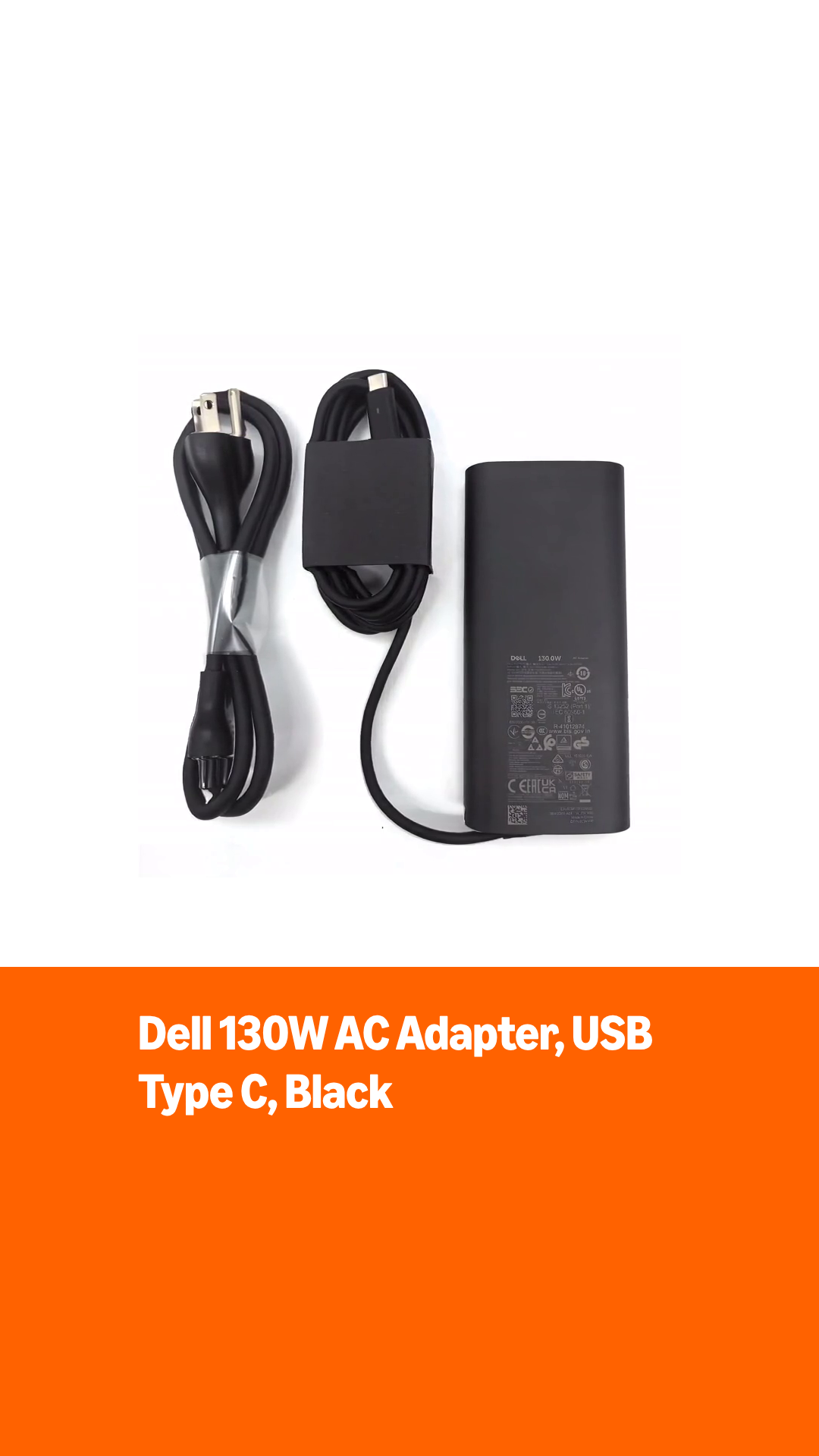 Amazon.com: Dell Laptop Charger GAN 130W USB C Type C AC Adapter
