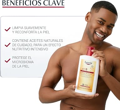 Eucerin pH5 Shower Oleogel (1000ml) Body Cleansing Oil with Natural Oils for Gentle and Nourishing Daily Cleansing, Shower Oil for the Whole Family, Dry and Sensitive Skin