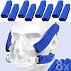 Medihealer CPAP Headgear Strap Cover Universal Reusable Strap Cover Soft Fleece Strap Pad Reducing Red Stains Value Kit Supplies Pack of 8