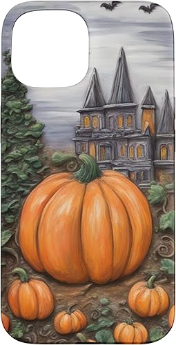 Miniatura 10 de Carcasa para iPhone 12 Pro Max con diseño floral vintage para Halloween y otoño