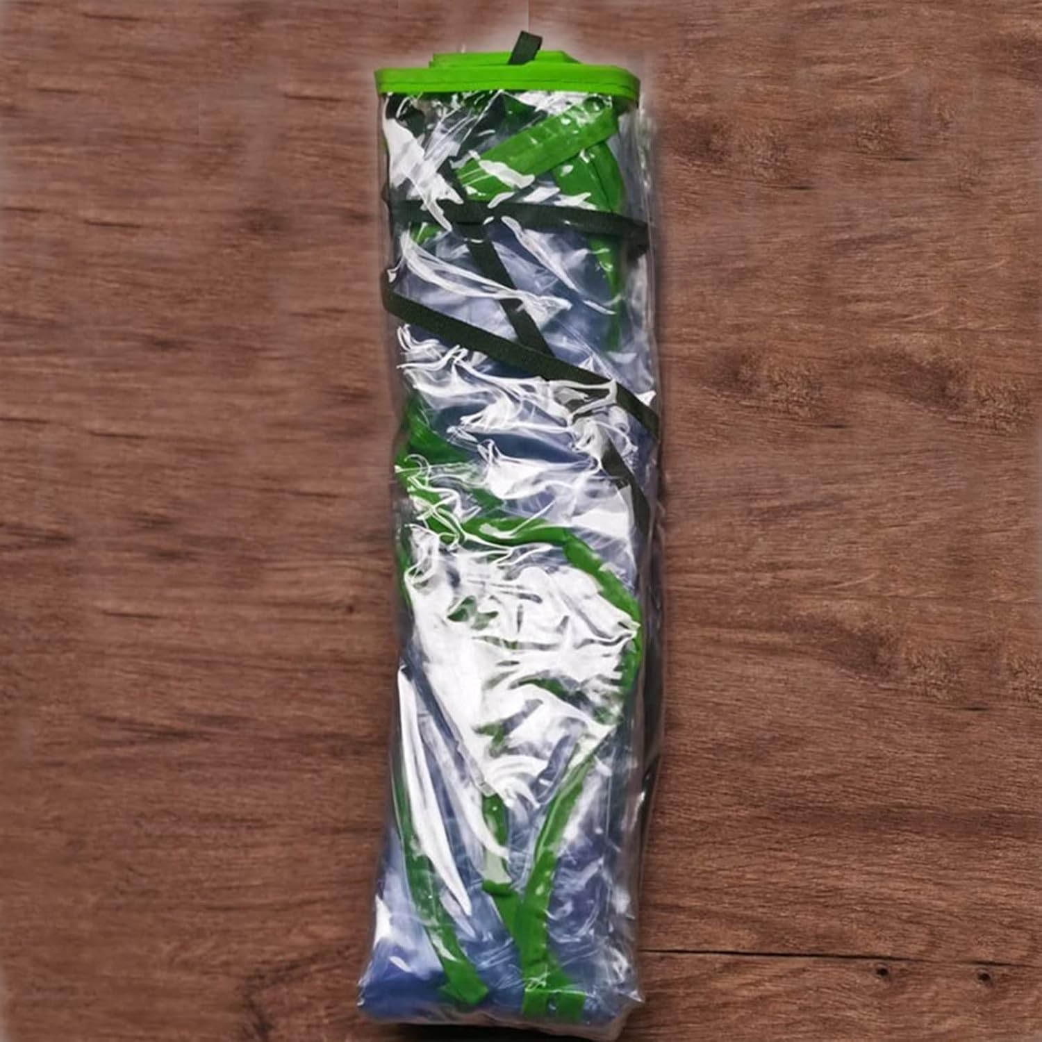DULRLLY Outdoor Transparent PVC Hot House Cover, 71W X 36D X 36H Portable Tunnel Greenhouse, UV Protected Garden Green House for Herb Flower Vegetable Growing (NO Iron Frame)