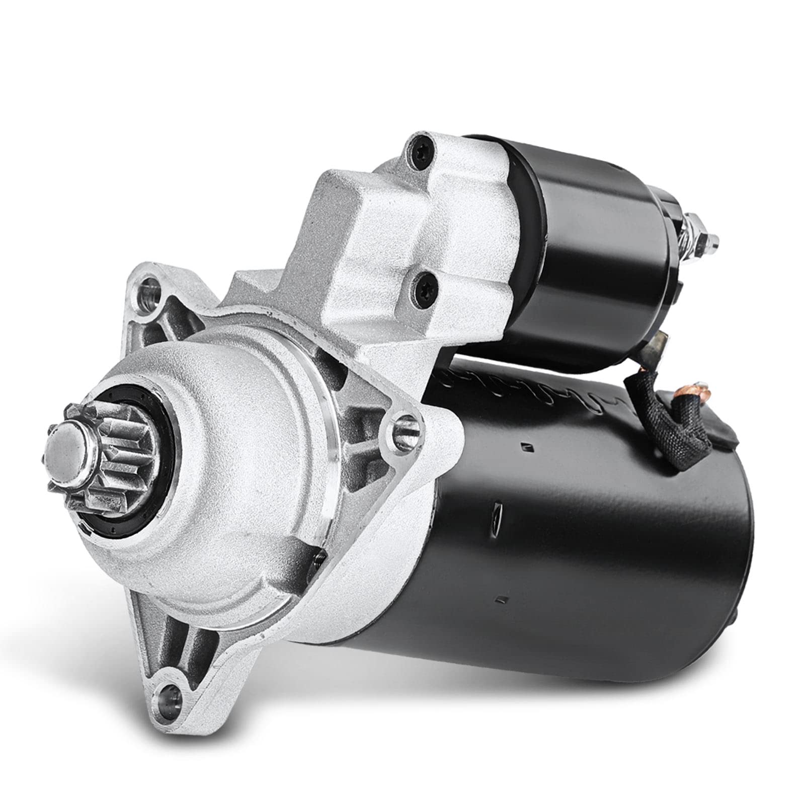 Frankberg Motor de arranque 18 kW 12 V 10 dientes 02B-911-023D | Compatible con: T.r.a.n.s.p.o.r.t.e.r IV Caja 70A 70H 70J 7DA 7DH, Ibiza II 6K1