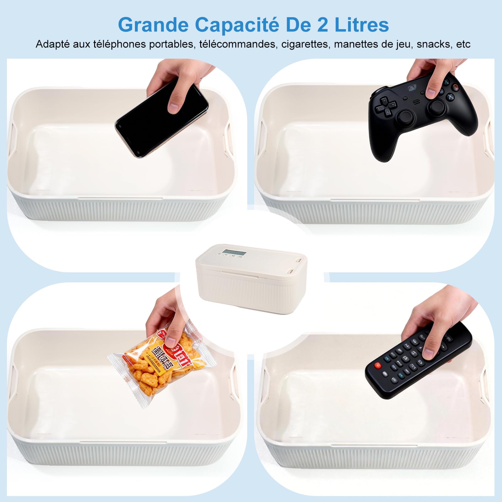 Boîte à serrure à temporisation