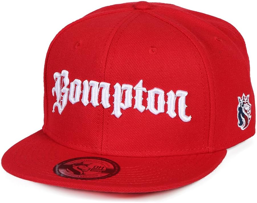 Men's Bompton Snapback Hat (Red)