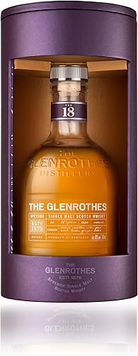 The Glenrothes 18 Años Single Malt Whisky Escocés, 43% - 700 ml, El embalaje puede variar