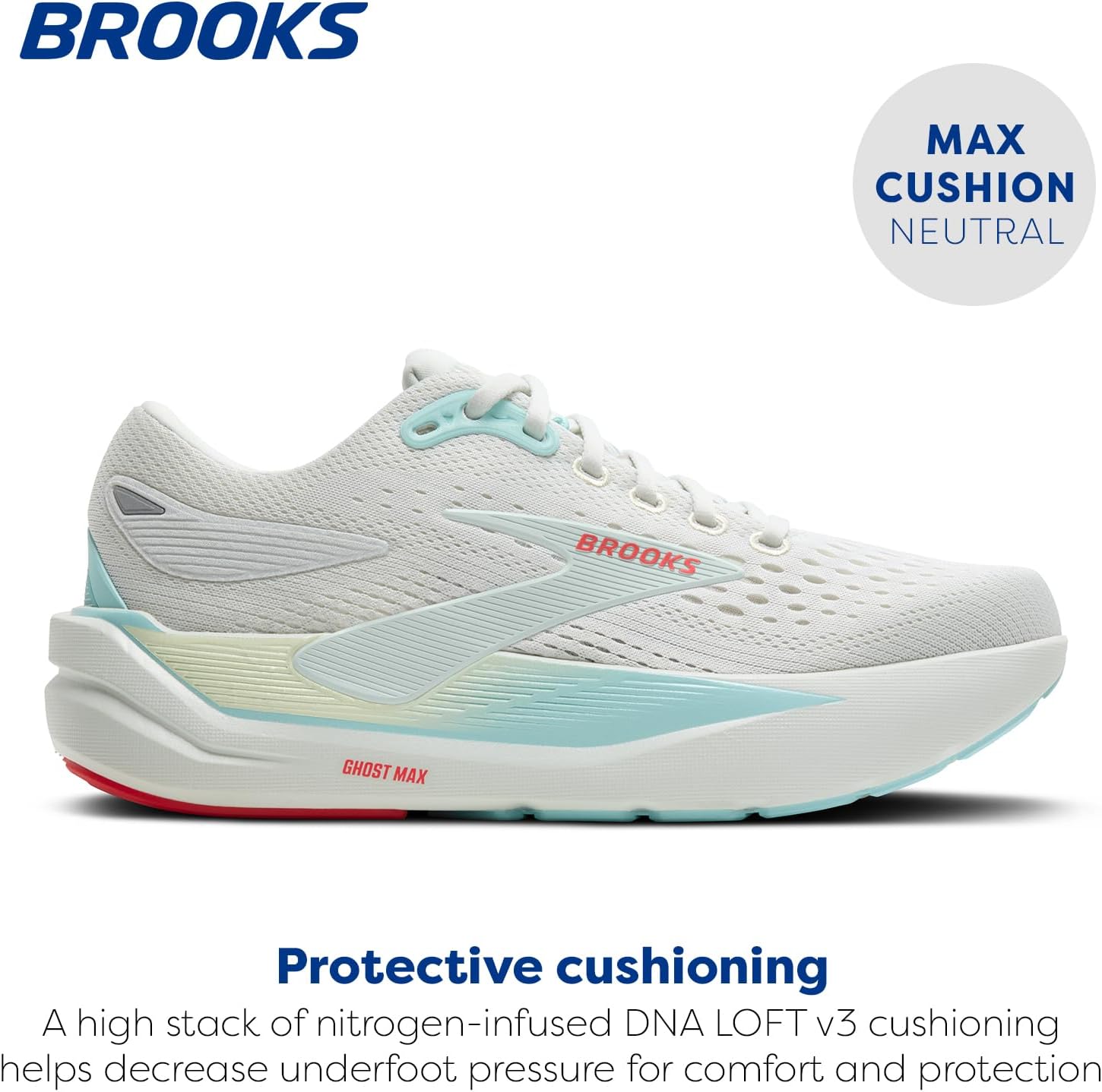 Brooks Women’s Ghost Max 3 Neutral Running & Walking Shoe - Image 2