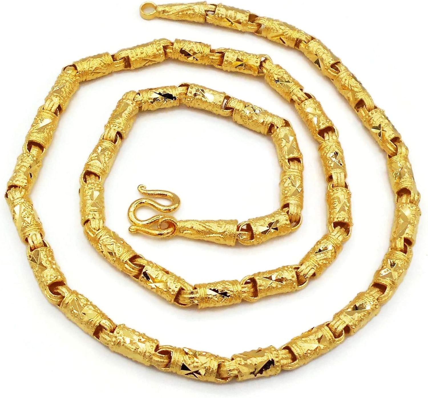 Thai Baht Yellow Gold Plated Necklace 26 Inch, 60 Kuwait Ubuy