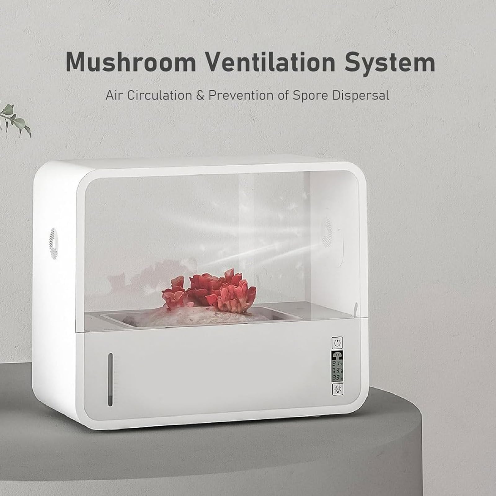 Pilzzuchtzelt mit Automatischer Befeuchtung & Auspuff, Mykologie Rauchhaube für Gartenbau, Effiziente Anzuchtstation für Indoor-Gartenarbeit