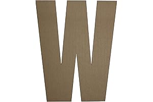 Customize Cardboard Letters: Choose Large Flat Cardboard Numbers, Decorative Letters, or Giant...